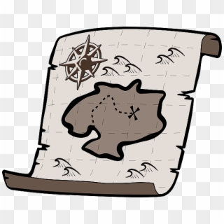 The Hunt Is On For Activité Pop - Drawing Of A Treasure Map, HD Png Download