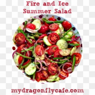 Fire And Ice Summer Salad2 - Caprese Salad, HD Png Download