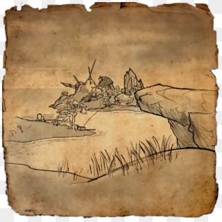 Clip Art Skyrim Treasure Map - Vvardenfell Treasure Map 3, HD Png Download