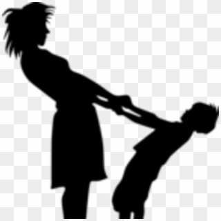 Mother And Son Dance Silhouette, HD Png Download