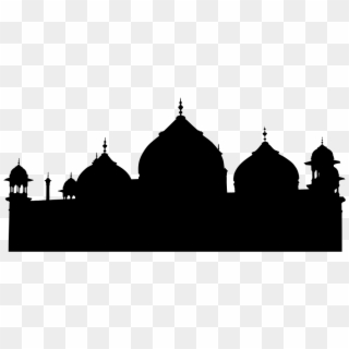 Black Taj Mahal Agra Fort Mosque Monument - Taj Mahal, HD Png Download