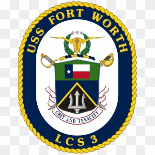 Uss Forth Worth Lcs3 Crest - Us Navy Lcs 13 Ship Emblem, HD Png Download