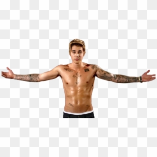 Justin Bieber Png - Justin Bieber Shirtless, Transparent Png