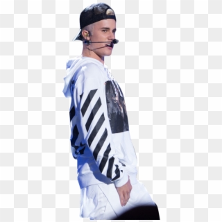 Justin Bieber On Stage Png Image - Long-sleeved T-shirt, Transparent Png