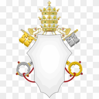 Papal Coat Of Arms Template, HD Png Download