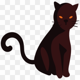 Transparent Black Cat Png - Black Cat, Png Download