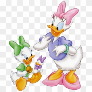Daisy Duck Clipart - Daisy Disney And Baby Duck, HD Png Download