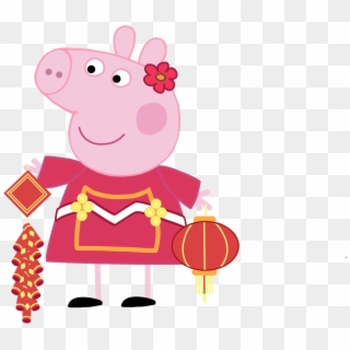 Peppa Pig Chinese - Mud Peppa Pig Transparent, HD Png Download