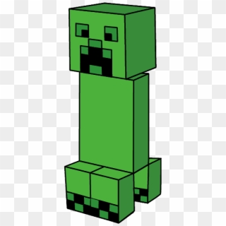 How To Draw A Minecraft Creeper Easy Step - You Draw A Creeper, HD Png Download