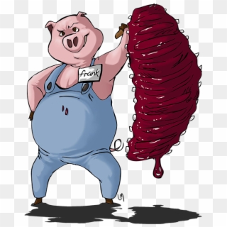Pigs Eatin Ribs Logo, HD Png Download