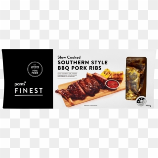 Pams Finest Slow Cooked Southern Style Bbq Pork Ribs, HD Png Download