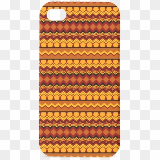 Gold Tribal Pattern Hard Case For Iphone 4/4s - Fundos Para Msn, HD Png Download