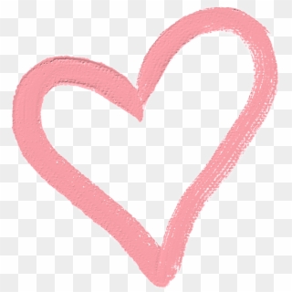#heart #love #pink #brushstroke #brush #stroke #texture - Transparent Heart Brush Stroke, HD Png Download