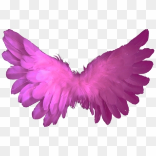 #beautiful #pink #wings #flying #fairy #halloween #butterfly - Pink Angel Wings Png, Transparent Png