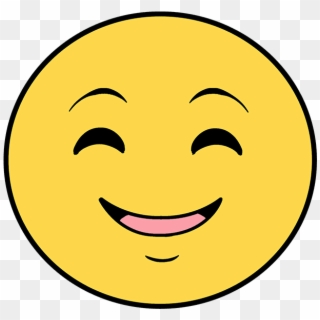 How To Draw Happy Face Emoji - Smiley Face, HD Png Download