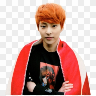 Kpop Male With Orange Hair, HD Png Download