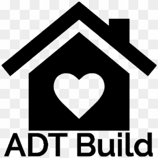Adt Build Logo - Heart, HD Png Download