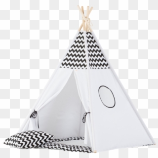 Wigiwama Black Chevron Teepee Set - Tipi Wigiwama, HD Png Download