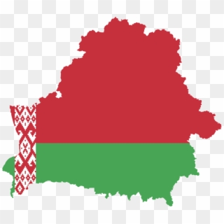 Red,belarus,flag Of Belarus - Belarus Flag And Map, HD Png Download