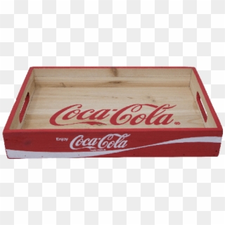 Coca-cola Wood Crate Tray - Coca-cola, HD Png Download