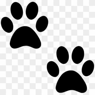 Transparent Foot Print Png - Purple Puppy Paw Print, Png Download