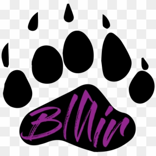 Bear Paw Print , Png Download - Running With The Bears Logo, Transparent Png