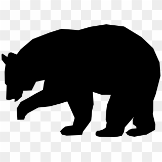 American Black Bear Polar Bear Grizzly Bear Drawing - Black Bear Silhouette Png, Transparent Png