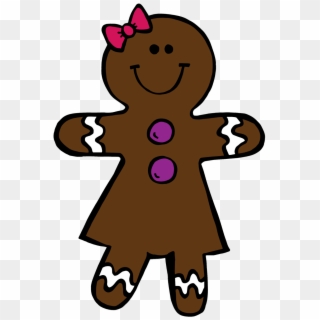 Collection Of Gingerbread Girl Clipart High Quality, - Gingerbread Clipart Black And White, HD Png Download