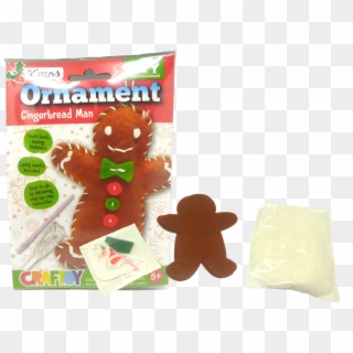 Ornament Craft Kit Gingerbread Man - Gingerbread, HD Png Download