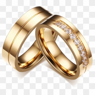 Wedding Ring Jewellery Cubic Zirconia Engagement - Gold Wedding Ring Designs, HD Png Download