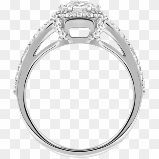 Princess Halo Ring - Pre-engagement Ring, HD Png Download
