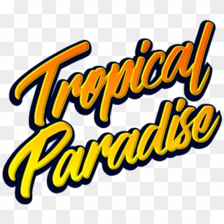 Logo - Tropical Paradise Text Png, Transparent Png