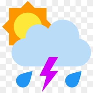 Stormy Weather Icon - Icon, HD Png Download