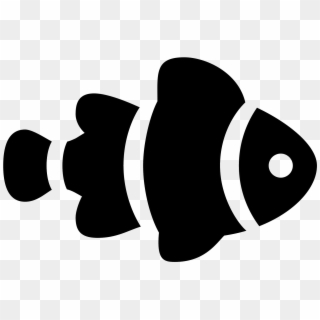 Fish Eyes Magnifying Glass Emoji Database Of Emoji - Clownfish Silhouette Png, Transparent Png