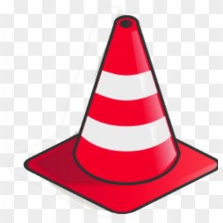 Transparent Under Construction Tape Png - Red Traffic Cone Clipart, Png Download