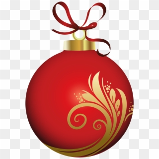 Christmas Ornament Clipart Png Red Christmas Ornament - Christmas Ball Decoration Png, Transparent Png