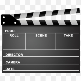 Clapperboard Film Director Filmmaking - Film Clapper, HD Png Download
