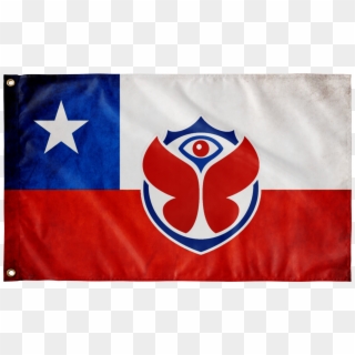 Chile Flag For Festival-tml - Tomorrowland Logo Png, Transparent Png