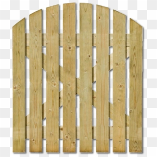 Domed Wooden Path Gate - Wooden Garden Gate Png, Transparent Png
