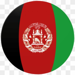 Transparent Flag Circle Png - Afghanistan Flag New, Png Download