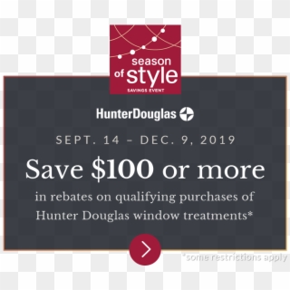 Insulated Window Shades On Sale - Hunter Douglas, HD Png Download