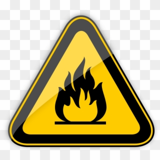 Highly Flammable Warning Sign Png Clipart Clipart Image - Symbol Of Highly Flammable, Transparent Png