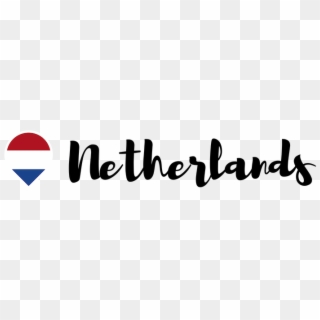 The Netherlands -flag - Calligraphy, HD Png Download