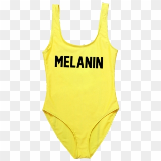 Melanin Swimsuit Transparent - Maillot, HD Png Download