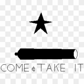 The Texas Come And Take It Flag - Illustration, HD Png Download
