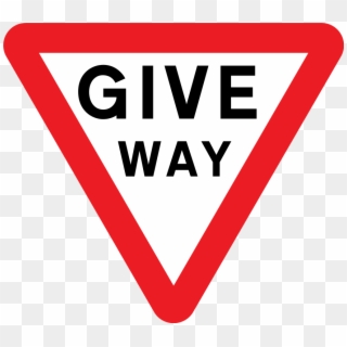 Highway Code Give Way Sign, HD Png Download
