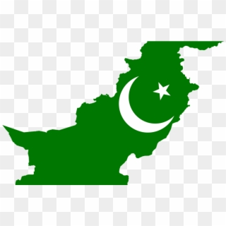 Pray For Recent Tensions Between Pakistan And India - Pakistan Flag Country Shape, HD Png Download