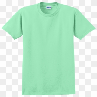 Transparent Tshirt Outline Png - Mint Green T Shirt Design, Png Download