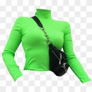 #green #neon #shirt #shirts #cute #aesthetic #png #pngs - Pro-ana, Transparent Png