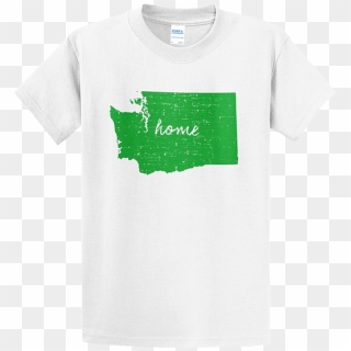 Green Wa State Home Shirt, HD Png Download